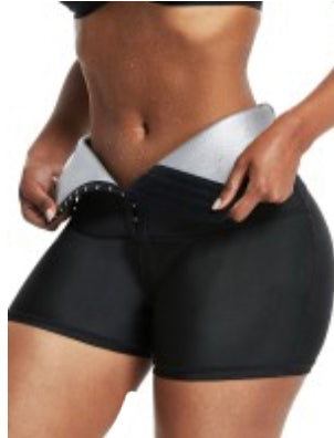 High waisted 3 prong sauna Shorts